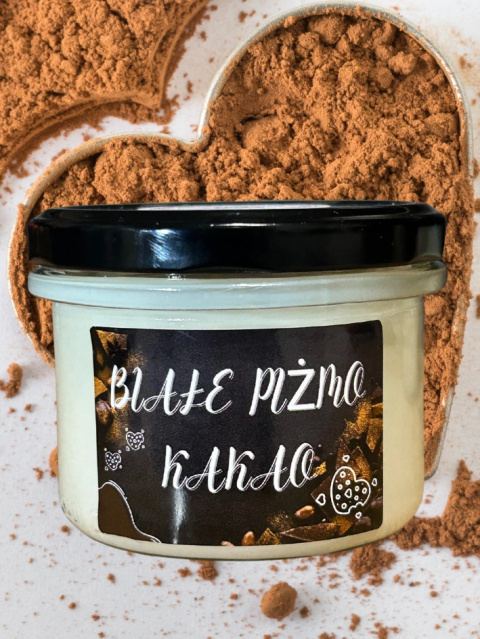 Białe Piżmo Kakao świeca sojowa 235ml Białe Piżmo Kakao świeca sojowa 235ml